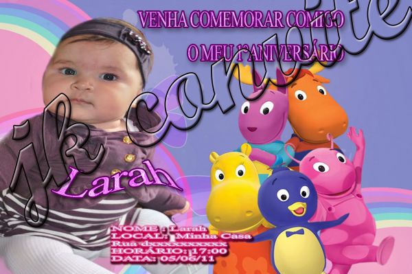 convite do backyardigans